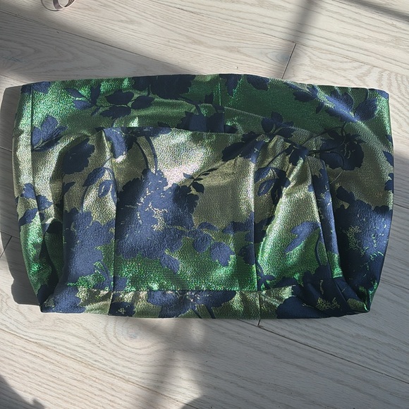 NWT | Katie May Valerie Dress in Emerald Garden Strapless Mini XS - Picture 8 of 8